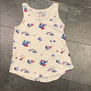 Cute beach print tank top